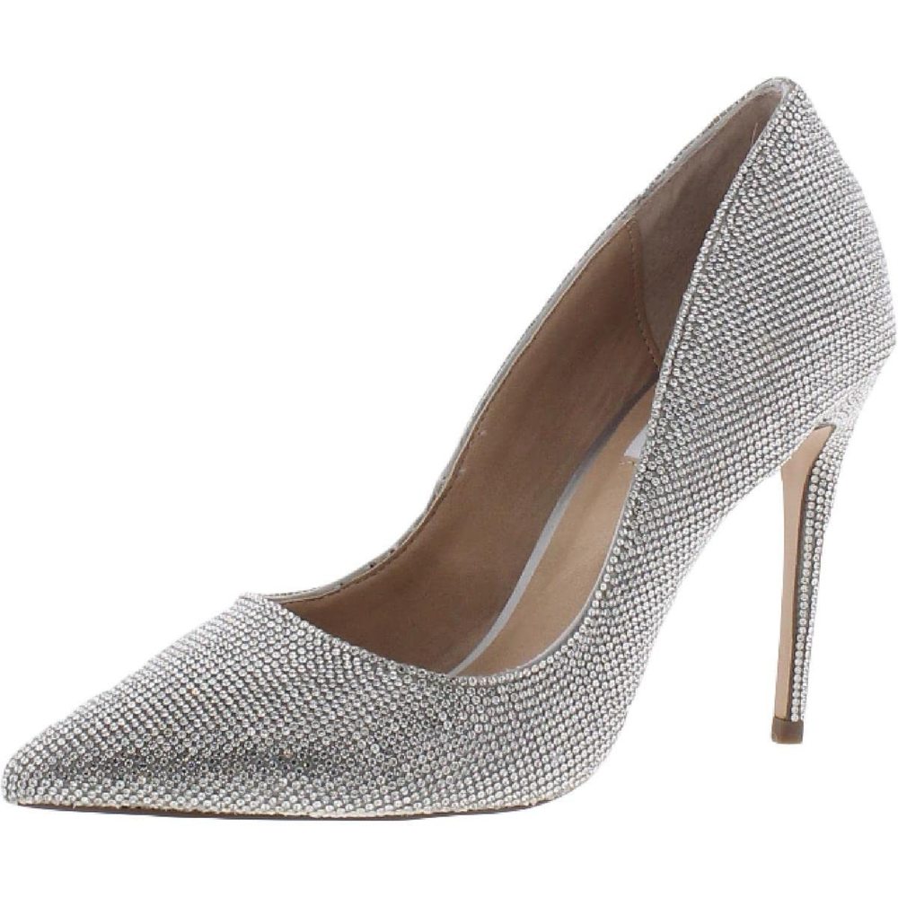 STEVE MADDEN WOMEN'S DAISIE PUMP, CRYSTAL, 8